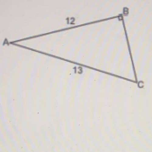 Find m∠C to the nearest degree for triangle ABC shown below. A. 23 B. 47 C. 67 D. 76