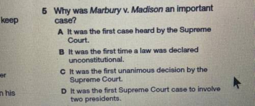 Why was Marbury v. Madison an important case?