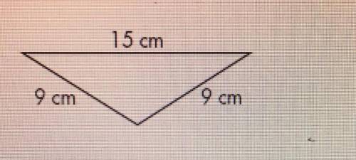 ___sides of equal length  ___acute angel(s) ___right angle(s) ___obtuse angle(s) The triangle is __