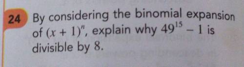 Can someone please enlighten me on how to go about doing this question? Thanks!

It’s a binomial q