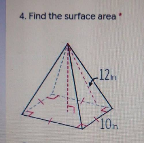 A. 167 sq. in B. 248 sq. in C. 340 sq. in D. 375 sq. in