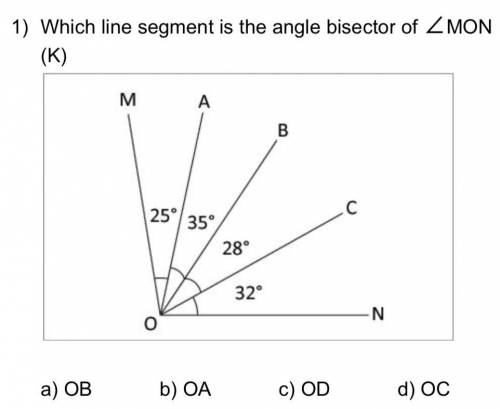 Which line segment is correct for this answer to the question?