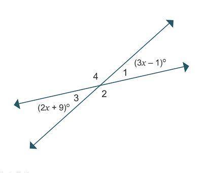 What are the numerical measures of each angle in the diagram?

∠1 and ∠3 _____ measure
degrees.
∠2
