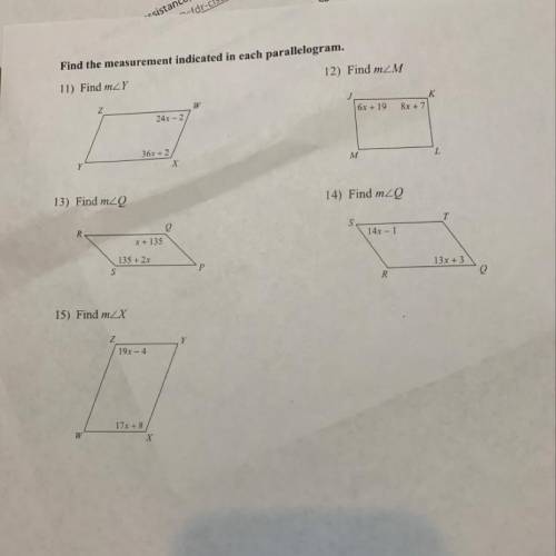 Need help please ! parallelogram