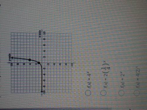 Which exponential function matches the graph below?