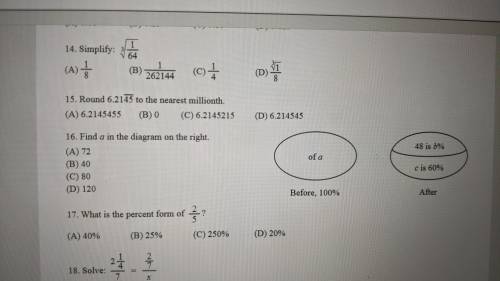 Can somebody please explain number 15 and number 18 to me, I'm begging you I cannot do this to save