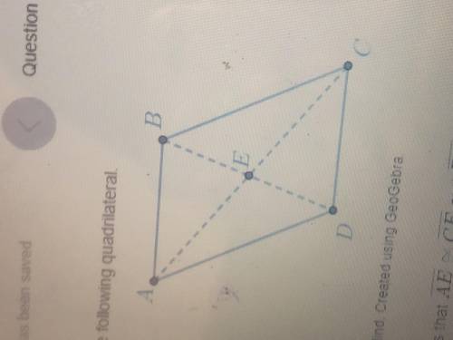 How Can Cassie probe the quadrilateral ABCD is a parallelogram