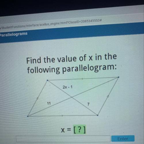 What is the value of x ?!