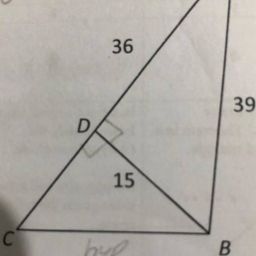 Calculate the length of CD if the area of △BCD is 150 cm ²