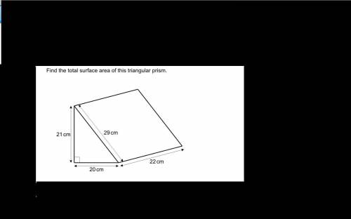 Find the total surface area of this triangular prism. first correct answer will get brainiest!!!