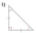 Classify the triangle according to its SIDES and ANGLES.
