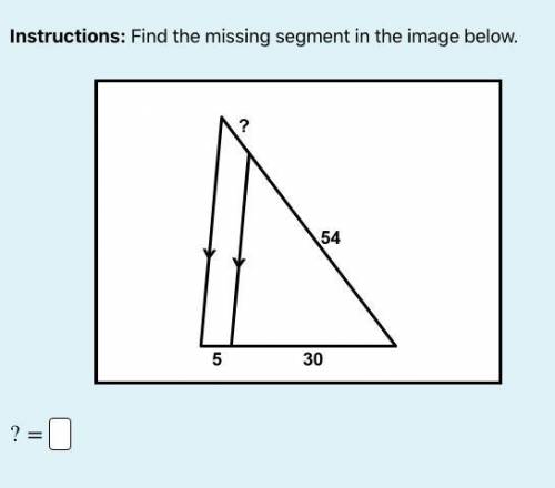 Find the missing segment