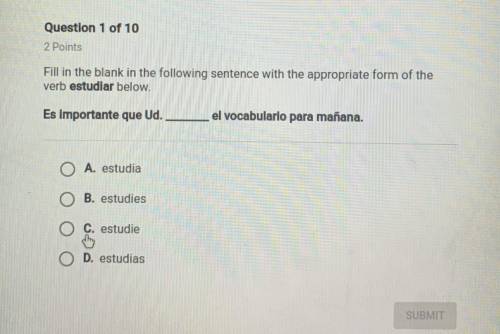 Help with spanish asap! please and thank you