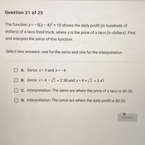 NEED HELP!! Quadratic Equations and functions question.
