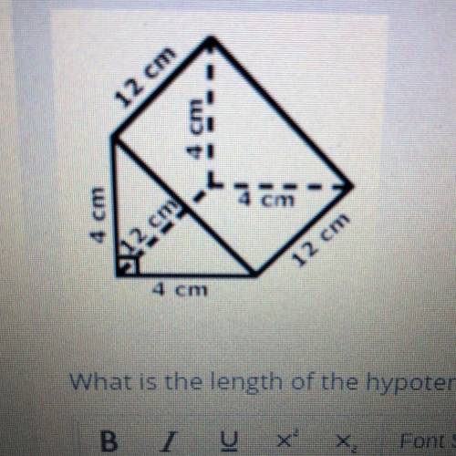 Which lateral face has the largest area, the bottom one, left one, or diagonal one? What is its are