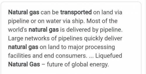 Q1. How is natural gas (in Pakistan) transported to users not served by any pipeline? what are the p