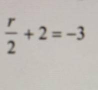 Solve the equation 
(please show work if possible)