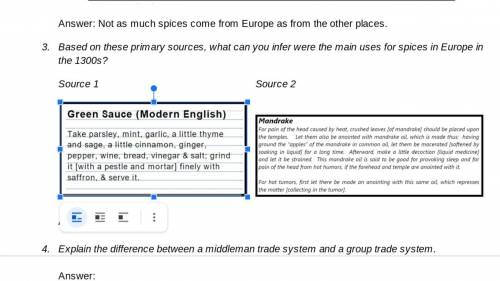 Based on these primary sources, what can you infer were the main uses for spices in Europe in the 1