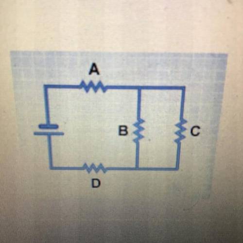 Which resistors in the circuit must always have the same current?