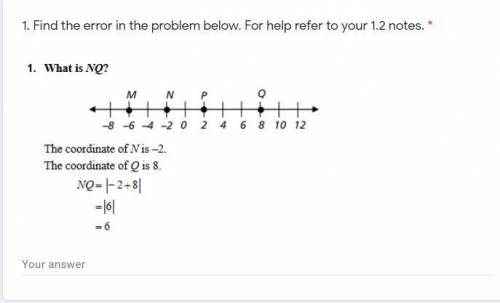 Can anyone help me see what is wrong with the way this problem was answered? I would really appreci