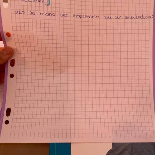 ¿Es lo mismo ser un empresario que ser un emprenderdor? Por que? POR FAVOR AYUDA