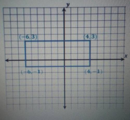 Which expression correctly gives the length of the rectangle?
 

|-6|-4|-6|+|4|-|6|+ 4-|6|-|4|using