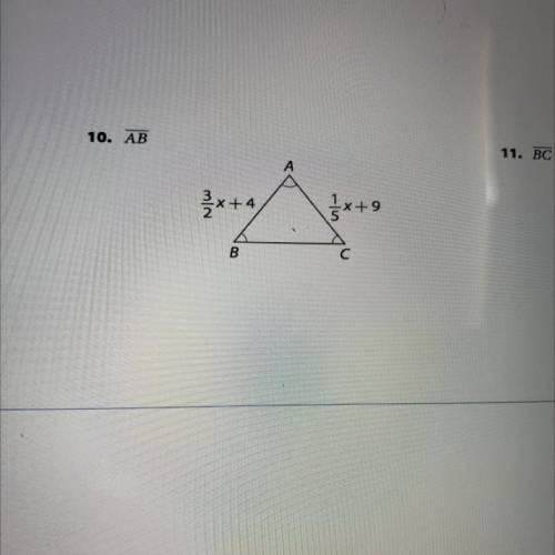I’m not sure how to slove this problem it’s a equilateral triangle and I’m trying to find out what