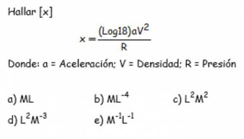 Ayuda!! Por favor ... Hallar x: X= (log18) aV^2 / R