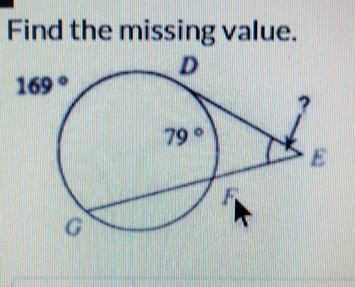 Find the missing value