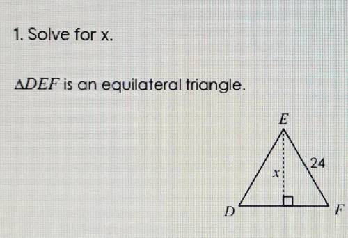 Solve for x... please help!