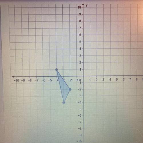 20 points:

HELP PLEASE!! 
graph the image of the given triangle under a dilation with the scale f