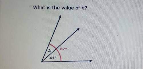 What is the value of n? help asap