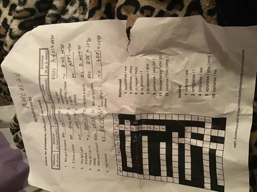 Help with this crossword