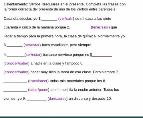 I need help in spanish