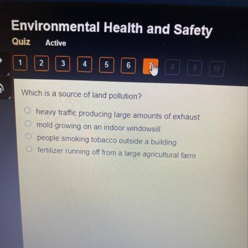 What is the source of land pollution￼?