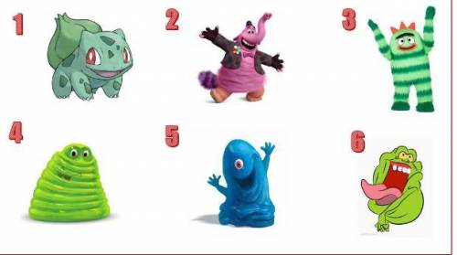 Fun Trivia!
Type the name of each monster by the numbers listed underneath each slide.