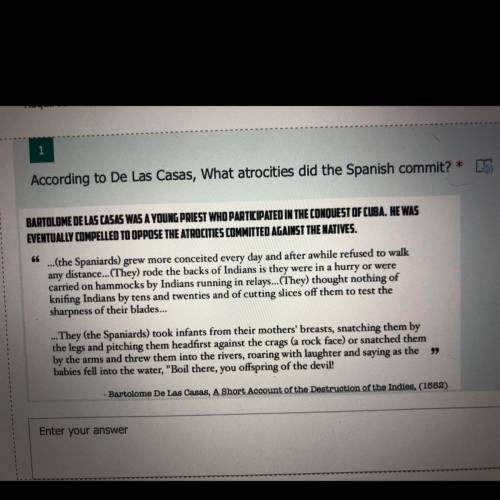 According to de las casas what atrocities did the spanish commit?