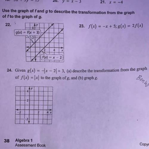 PLEASE HELP WITH 24
I WILL GIVE YOU THE BRILLIANT THINGY
