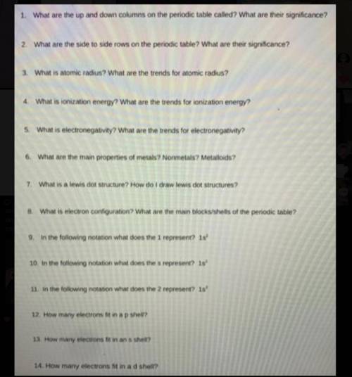 Will be marked as brainliest!! please answer 1-14!