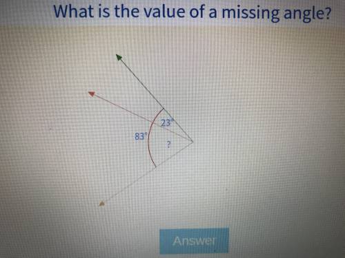 Geometry and stuff
Find The value of the missing angle