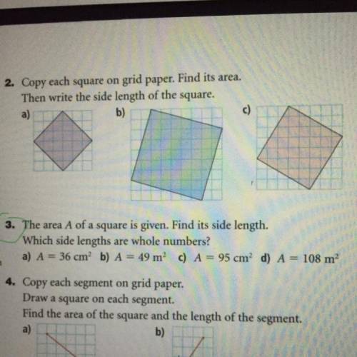 Help me with question 3 fast