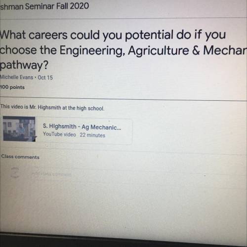What careers could you potential do if you

choose the Engineering, Agriculture & Mechanics
pa