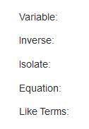 Definitions for Math Easy