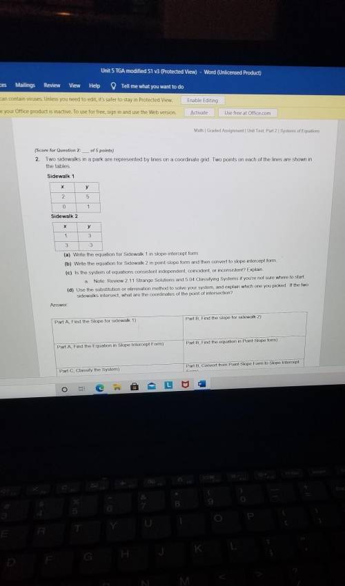 What are the answers to parts A,B,C,D