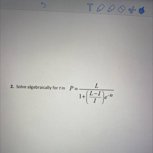 Please help!! i dont know how to solve for t