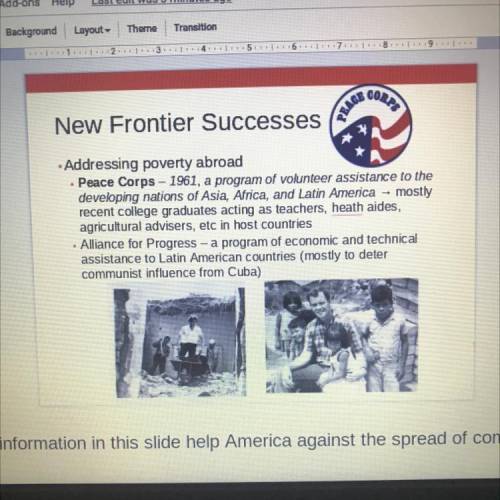 How could the information in this slide help America against the spread of communism?