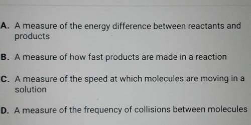 What is a reaction rate?