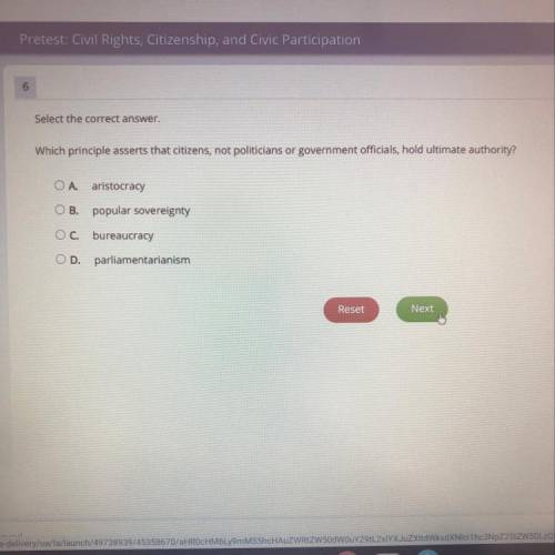5

Select the correct answer.
Why are political parties considered an important part of a democrat