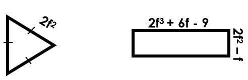 Johnny is planting two gardens in his backyard. Use the two diagrams below to help answer the equat