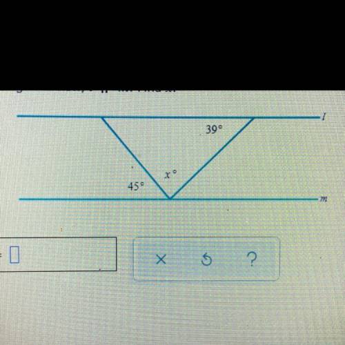 In the figure below, 7 ||
m. Find x.